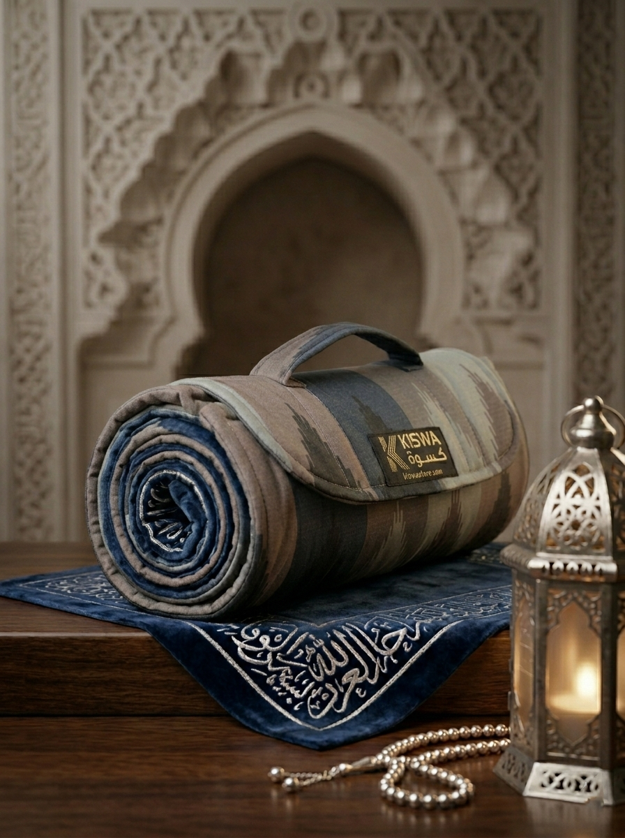 Rollup-up Prayer Rug KISWA